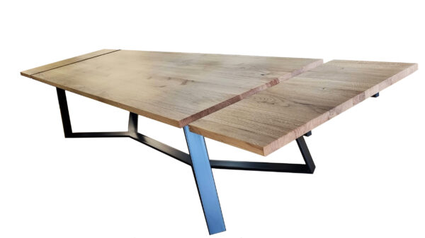 stół drewniany rozkładany z litego dębu - 4m