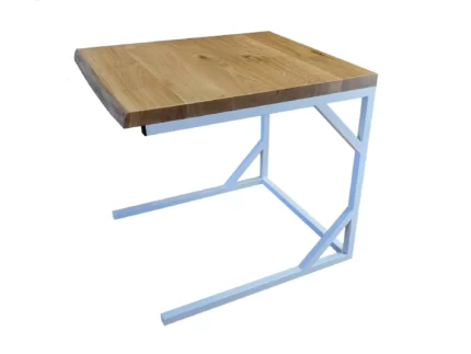 Dębowy stolik pomocniczy - Stolik boczny drewniany - Stolik boczny drewniany