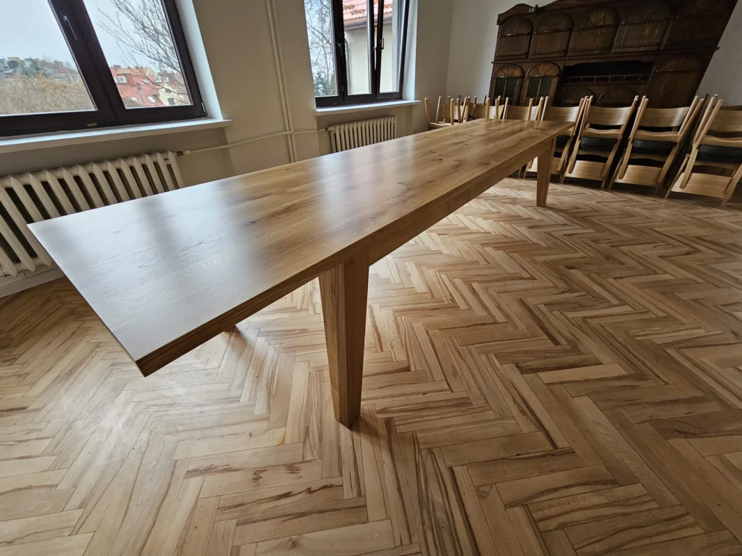 Stół drewniany rozkładany - lazywood cały