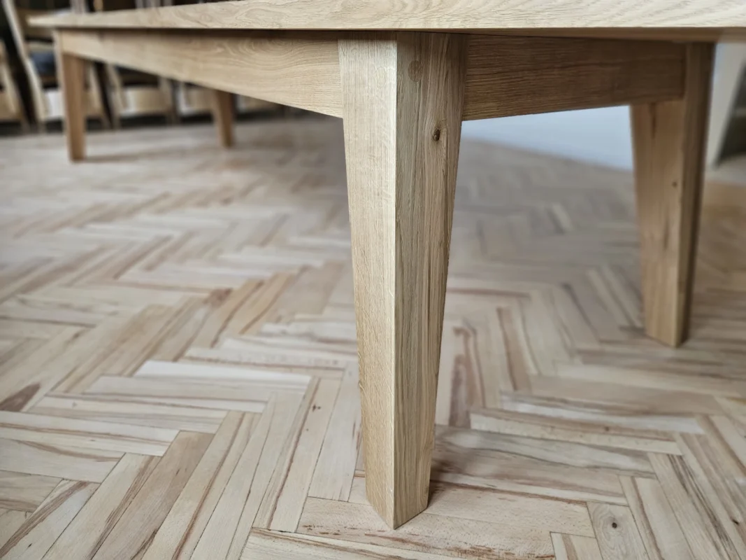 Stół drewniany rozkładany - lazywood nogi 1