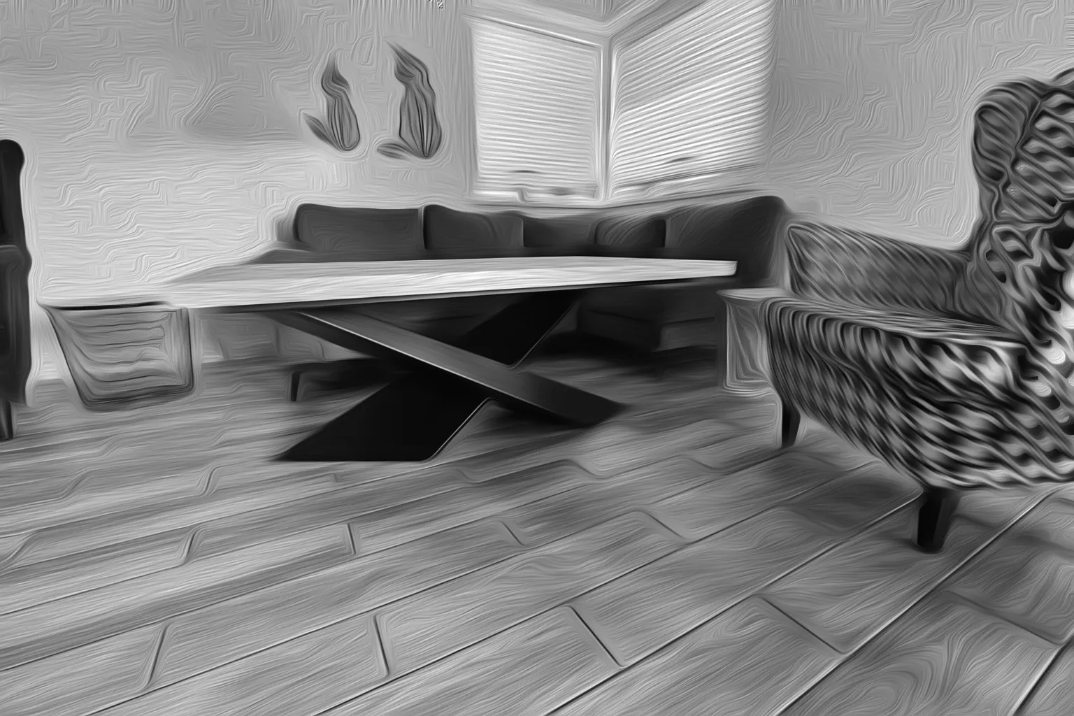 stolik kawowy futura z litego drewna